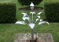Modern Outdoor Art Stainless Steel Sculpture Fabrication Garden Flower Sculpture
