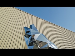 정원 장식 스테인리스 스틸 늑대 조각