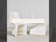 클라시크 장식용 대형 정원 금속 청동 풍경 조각 꽃 싹