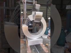 물 분수 스테인레스 스틸 조각