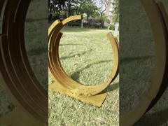 제조업체 풍화강 조각 조경 금속 코르텐 강철 조각 정원 장식용