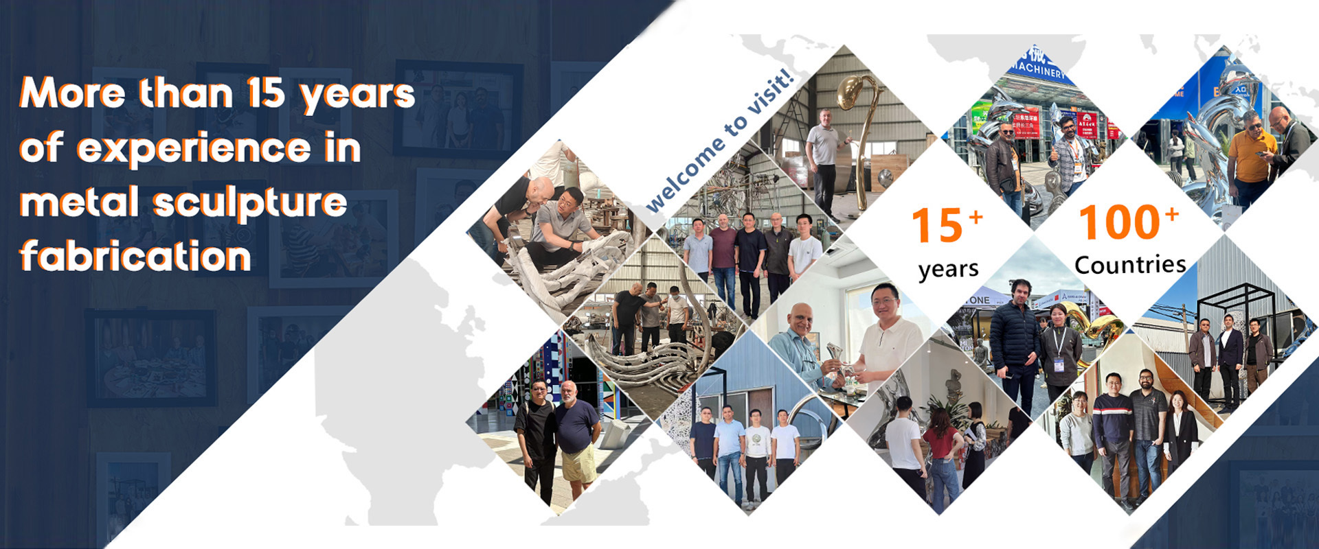 품질 옥외 금속 조각품 공장