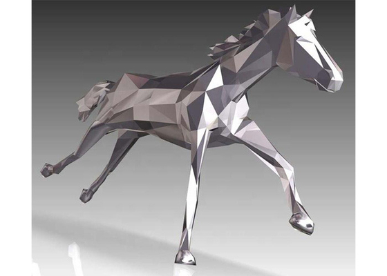 좋은 가격 쇼핑 센터 또는 정원 훈장 스테인리스 말 조각품 매트는 180cm를 완료했습니다 온라인으로