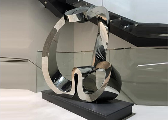 좋은 가격 추상적인 심장 모양 야외 금속 조각 현대 OEM / ODM 사용 가능 온라인으로