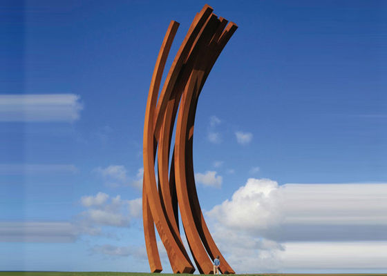 좋은 가격 찰흙 형 옥외 금속 조각품 현대 예술 금속은 27m 고도를 조각합니다 온라인으로