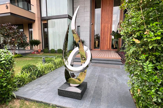 좋은 가격 현대 스테인레스 스틸 추상 예술 조각 