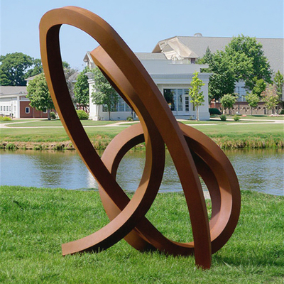 좋은 가격 낡은 기상물 껍질 추상적인 금속 정원 예술 야외 조각 온라인으로