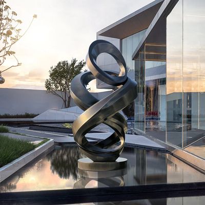 좋은 가격 SERENITY Mirror | Contemporary Abstract Stainless Steel Sculpture for Outdoor Garden 온라인으로