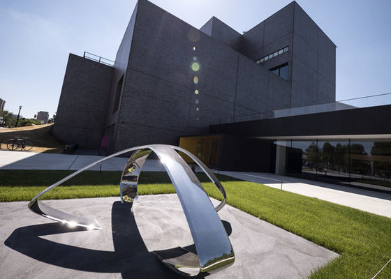 좋은 가격 거울 끝 정연한 훈장을 위한 유일한 현대 옥외 금속 조각품 온라인으로