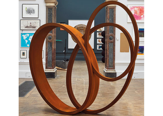 좋은 가격 큰 예술 기술 현대 리본 Corten 강철 정원 조각품 현대 금속 조각품 온라인으로