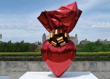 좋은 가격 옥외 스테인리스 사탕 장식적인 정원은 큰 티타늄 도금을 조각합니다 온라인으로