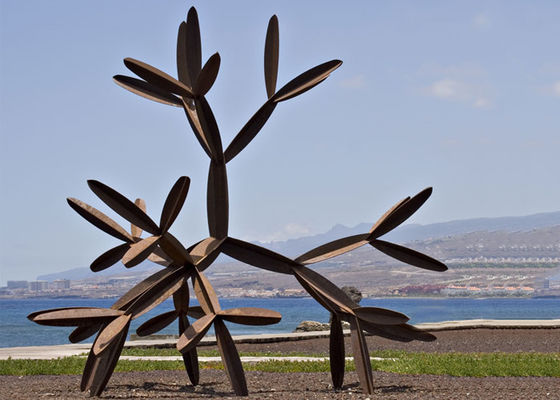 좋은 가격 Corten 강철/3D 그림 주문 금속 조각품에 있는 2.5mm 두꺼운 입구 Sculture 온라인으로