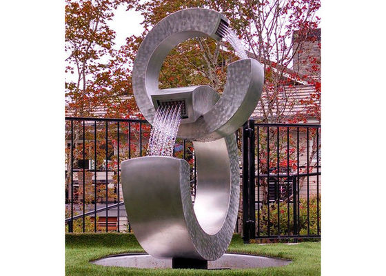 좋은 가격 정원 장식을 위한 스테인리스 옥외 샘을 위조하는 Trielements 디자인 온라인으로