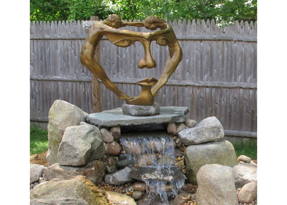 좋은 가격 남자와 여자 춤 150cm 높이 청동 야외 정원 예술 온라인으로