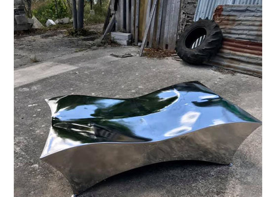 좋은 가격 정원 장식을 위한 SS316 금속 표 조각 100 센티미터 높이 온라인으로