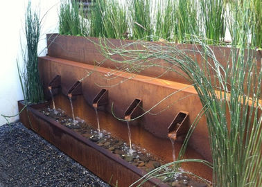 좋은 가격 호텔 야드를 위한 외부 금속 Corten 강철 물 특징 유일한 디자인 온라인으로