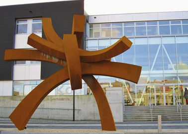 좋은 가격 공원 훈장 300cm 고도를 위한 Corten 현대 큰 강철 조각품 온라인으로