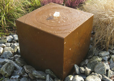 좋은 가격 금속 야드 예술 Corten 강철 지하 수면, 튼튼한 Corten 강철 분수 온라인으로