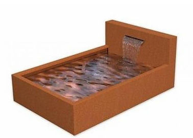 좋은 가격 현대 작풍 Corten 강철 폭포, Corten 강철 연못 특징 부식 안정성 온라인으로