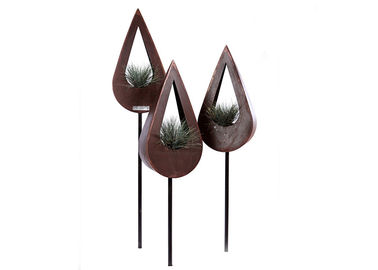 좋은 가격 현대 Corten 금속 재배자, Corten 강철 여물통 재배자 매력적인 디자인 온라인으로