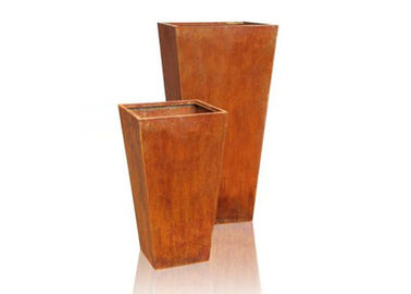 좋은 가격 정원 Corten 키 컸던 강철 재배자 OEM/ODM 수락가능한 120cm를 예약했습니다 온라인으로