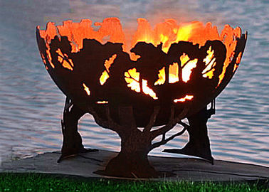 좋은 가격 유행 디자인 Corten 강철 불 구덩이 그릇 우량한 내식성 온라인으로