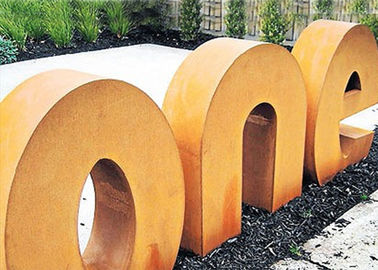 좋은 가격 작풍 Corten 현대 강철은 조각품, 옥외 금속 조각품 정원 예술을 써 넣습니다 온라인으로