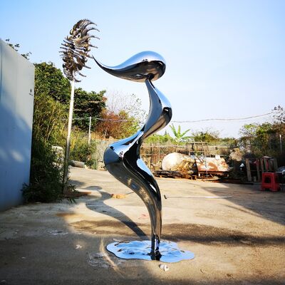 좋은 가격 Outdoor Metal Art Decor Stainless Steel Mermaid Abstract Sculpture Statue 온라인으로