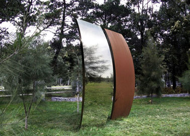 정원 예술 Corten 강철 조각품, 금속 조각품 예술 200cm 고도