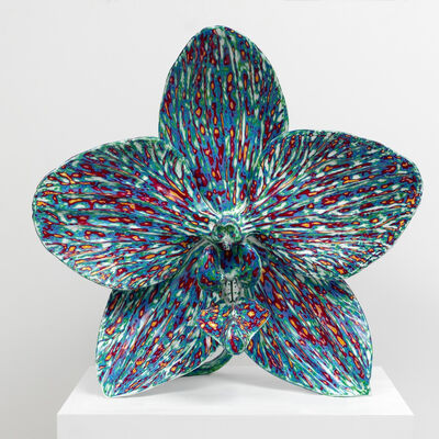 3차원 실외 스테인레스 스틸 민속 예술 꽃 그림 조각