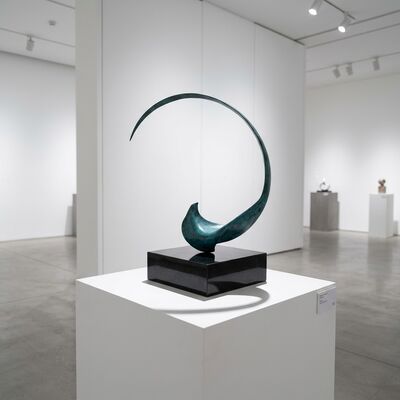 좋은 가격 핸드 캐스트 추상 청동 파도 조각 | 화강암 베이스에 녹청 마감 - WANGSTONE 럭셔리 아트 온라인