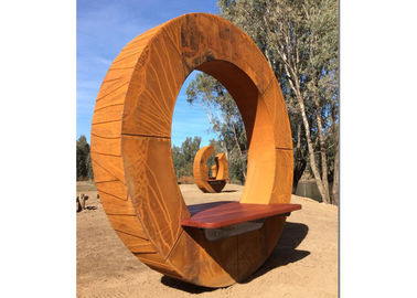 좋은 가격 위조 벤치 디자인 Corten 정원 조각품 장식용, 유효한 ODM 온라인으로