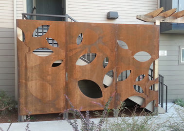 3.0mm 두꺼운 입구 Corten 강철 정원 조각품 Corten 강철 스크린