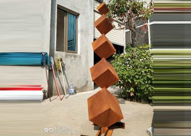 좋은 가격 정원 장식을 위한 현대 디자인 예술 금속 Corten 강철 조각품 온라인으로