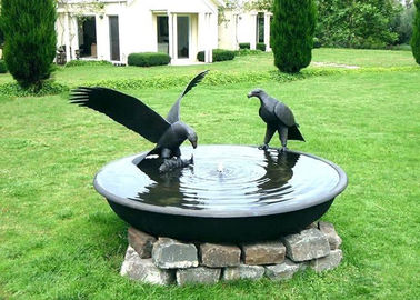 좋은 가격 고대 독수리 Birdbath 그릇 청동 정원 조각품 훈장 부식 안정성 온라인으로