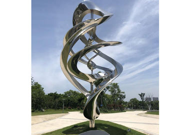 좋은 가격 주문 현대 금속 정원을 위해 닦는 옥외 예술 조각품 스테인리스 거울 온라인으로