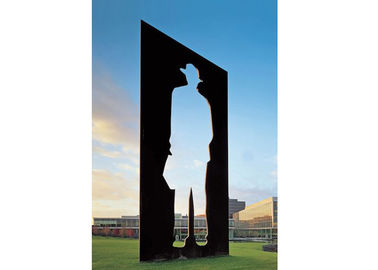 좋은 가격 현대 학교 Sculptrue 큰 Corten 강철 학교 조각품 온라인으로