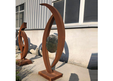 좋은 가격 주식에 있는 공장 직매 옥외 정원 Corten 강철 조각품 온라인으로