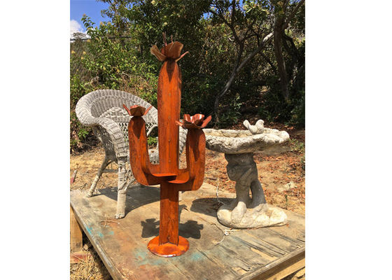 정원 훈장 현대 옥외 금속 조각품 Corten 강철 예술